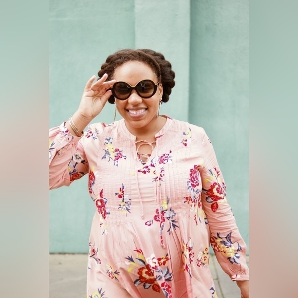 OLD Navy Midi Floral Dress - Picture 1 of 8